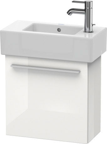 Duravit X-Large 18" x 17" x 9" Walnut Dark Finish One Door Wall-Mounted Vanity Unit (XL6208L2121)