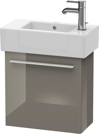 Duravit X-Large 18" x 17" x 9" Flannel Gray Finish One Door Wall-Mounted Vanity Unit (XL6208R8989)