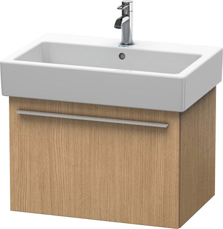 Duravit X-Large 26" x 18" x 17" European Oak Finish Wall-Mounted Vanity Unit (XL604205252)