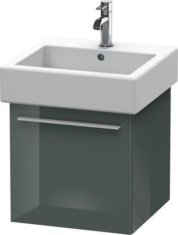 Duravit X-Large 18" x 18" x 17" Dolomite Gray Finish Wall-Mounted Vanity Unit (XL604303838)