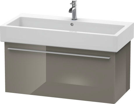 Duravit X-Large 37" x 18" x 17" Flannel Gray Finish Wall-Mounted Vanity Unit (XL604608989)