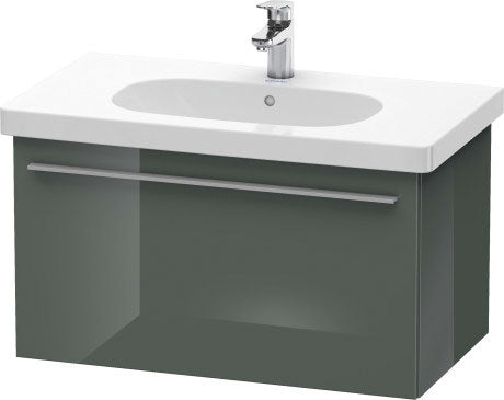 Duravit X-Large 31" x 18" x 18" Dolomite Gray Finish One Drawer Wall-Mounted Vanity Unit (XL604803838)