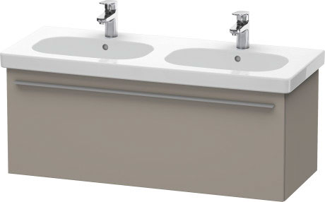 Duravit X-Large 45" x 18" x 18" Basalt Finish Wall-Mounted Vanity Unit (XL605004343)