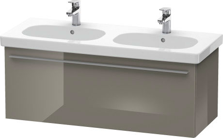 Duravit X-Large 45" x 18" x 18" Flannel Gray Finish Wall-Mounted Vanity Unit (XL605008989)