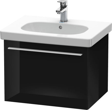 Duravit X-Large 24" x 18" x 18" Black Finish Wall-Mounted Vanity Unit (XL605104040)