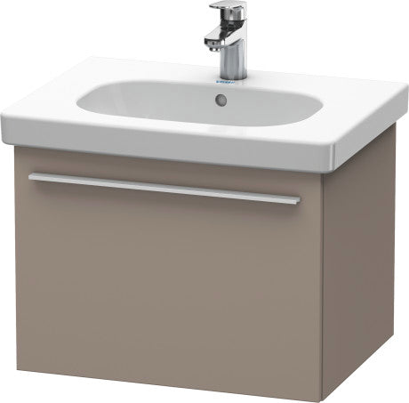 Duravit X-Large 24" x 18" x 18" Basalt Finish Wall-Mounted Vanity Unit (XL605104343)