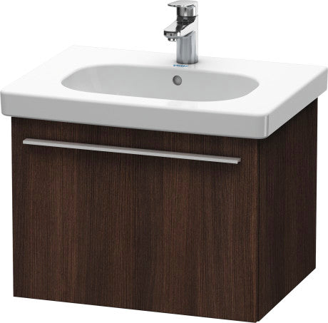 Duravit X-Large 24" x 18" x 18" Chestnut Dark Finish Wall-Mounted Vanity Unit (XL605105353)