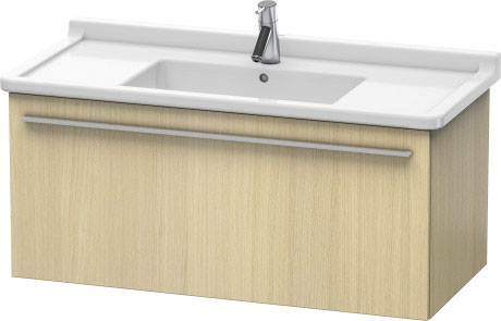 Duravit X-Large 39" x 18" x 18" Mediterranean Oak Finish Wall-Mounted Vanity Unit (XL605807171)