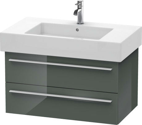 Duravit X-Large 31" x 18" x 18" Dolomite Gray Finish Wall-Mounted Vanity Unit (XL635203838)