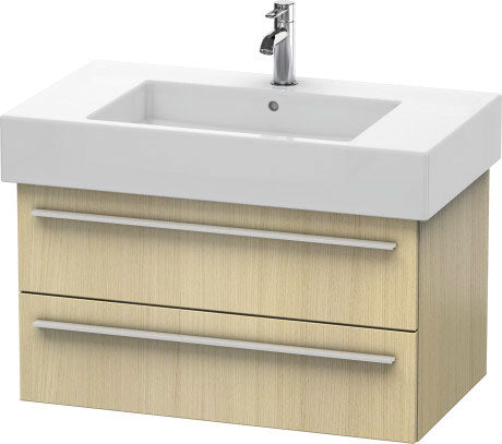Duravit X-Large 31" x 18" x 18" Mediterranean Oak Finish Wall-Mounted Vanity Unit (XL635207171)