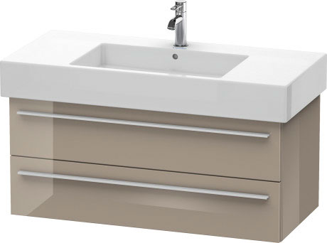 Duravit X-Large 39" x 18" x 18" Cappuccino Finish Wall-Mounted Vanity Unit (XL635308686)