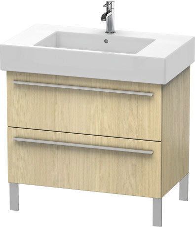 Duravit X-Large 31" x 23" x 18" Mediterranean Oak Finish Two Drawer Floorstanding Vanity Unit (XL654307171)