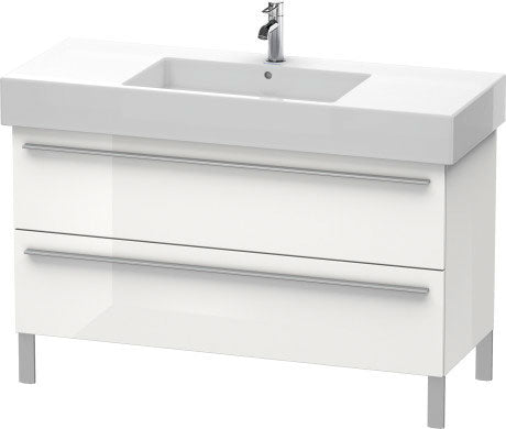 Duravit X-Large 47" x 23" x 18" White Finish Two Drawer Floorstanding Vanity Unit (XL654502222)