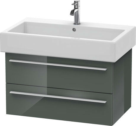 Duravit X-Large 30" x 18" x 17" Dolomite Gray Finish Wall-Mounted Vanity Unit (XL634503838)