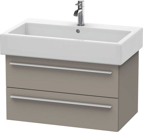 Duravit X-Large 30" x 18" x 17" Basalt Finish Wall-Mounted Vanity Unit (XL634504343)