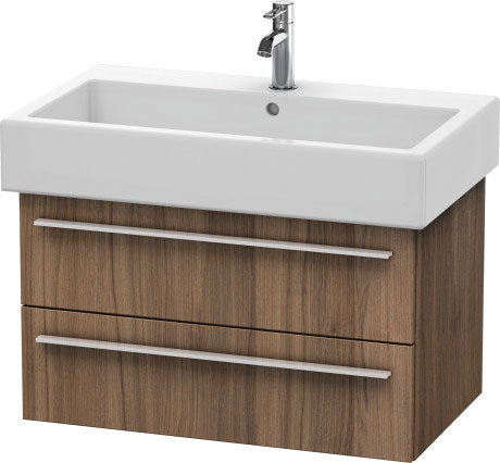Duravit X-Large 30" x 18" x 17" Walnut Finish Wall-Mounted Vanity Unit (XL634507979)