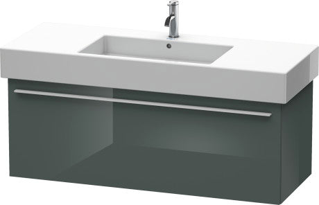 Duravit X-Large 47" x 18" x 18" Dolomite Gray Finish Wall-Mounted Vanity Unit (XL605403838)