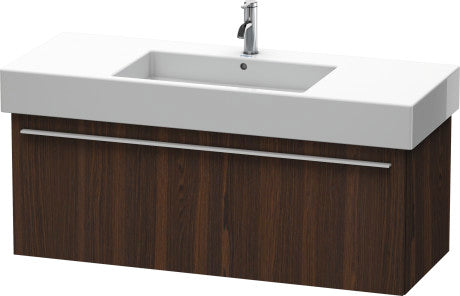 Duravit X-Large 47" x 18" x 18" Walnut Brushed Finish Wall-Mounted Vanity Unit (XL605406969)