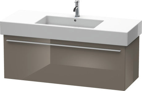 Duravit X-Large 47" x 18" x 18" Flannel Gray Finish Wall-Mounted Vanity Unit (XL605408989)