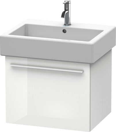 Duravit X-Large 22" x 18" x 17" White Finish One Drawer Wall-Mounted Vanity Unit (XL604402222)