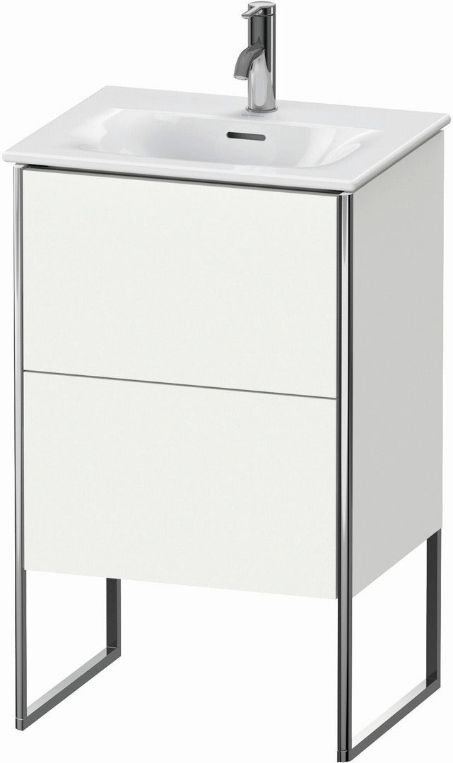 Duravit XSquare 20" White Matt Two Drawer Floorstanding Vanity Unit (XS452101818)