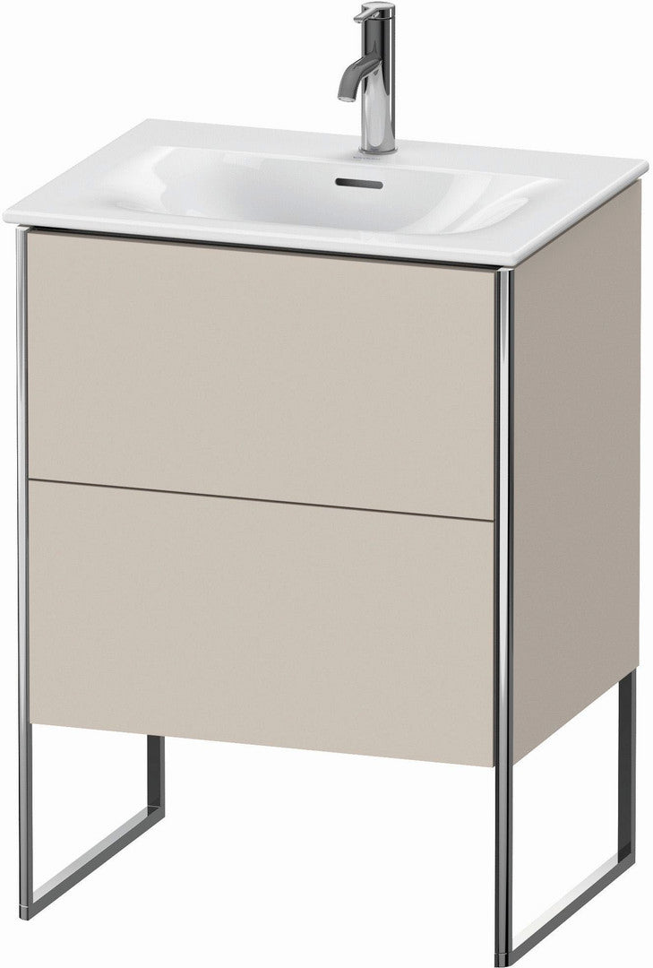 Duravit XSquare 24" Taupe Two Drawer Floorstanding Vanity Unit (XS452209191)