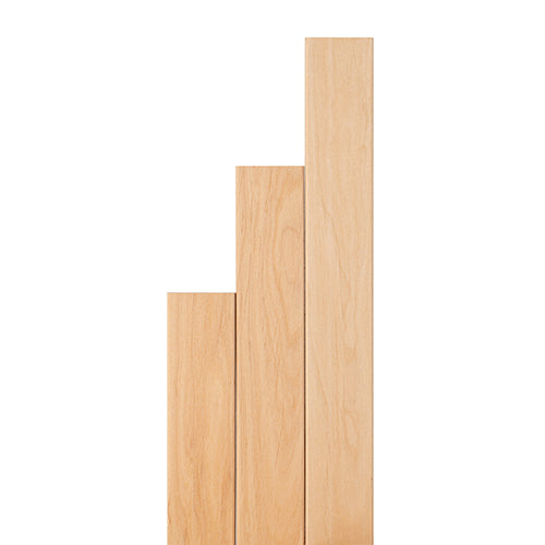 PROSAUNAS Alder 1" x 2" x 1' Natural Alder Wood UK Profile Door Trim Casing