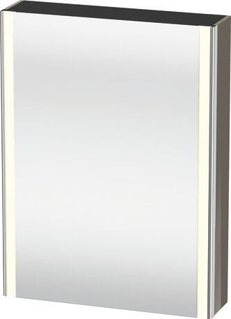 Duravit XSquare 24" Flannel Gray Mirror Cabinet With Lighting (XS7111R8989)