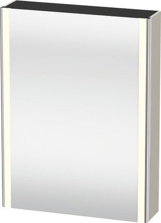 Duravit XSquare 24" Taupe Mirror Cabinet With Lighting (XS7111L9191)