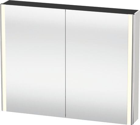 Duravit XSquare 39" White Satin Matt Mirror Cabinet With Lighting (XS711303636)