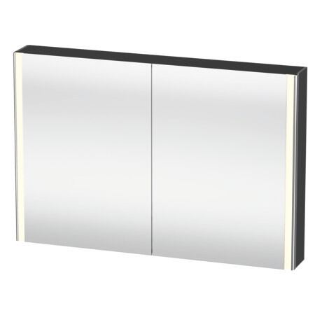 Duravit XSquare 47" Graphite Mirror Cabinet With Lighting (XS711404949)