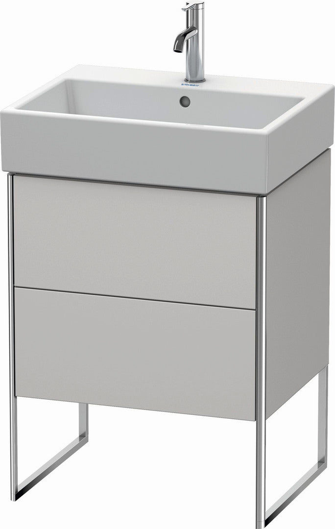 Duravit XSquare 23" Nordic White Two Drawer Floorstanding Vanity Unit (XS447303939)