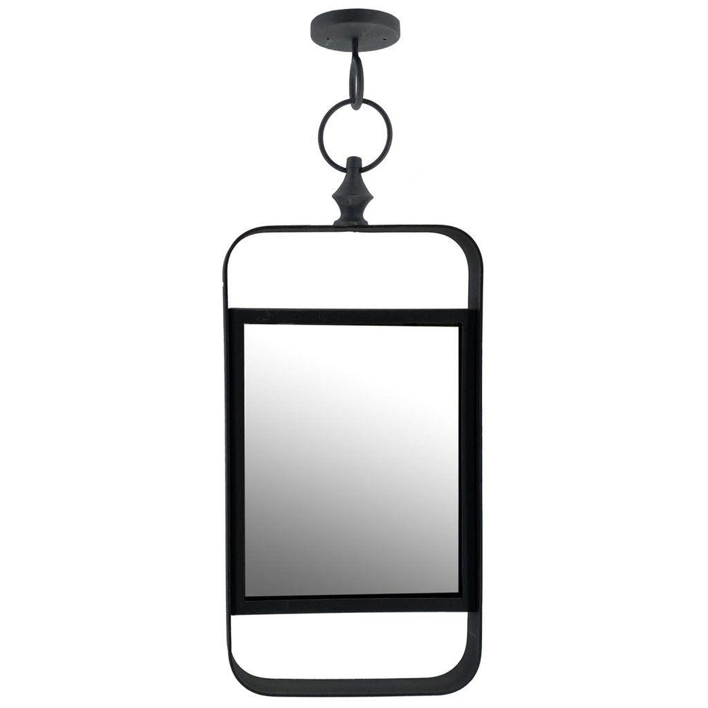 A&B Home 10" x 23" Bundle of 60 Rectangular Black Metal Frame Hanging Mirror