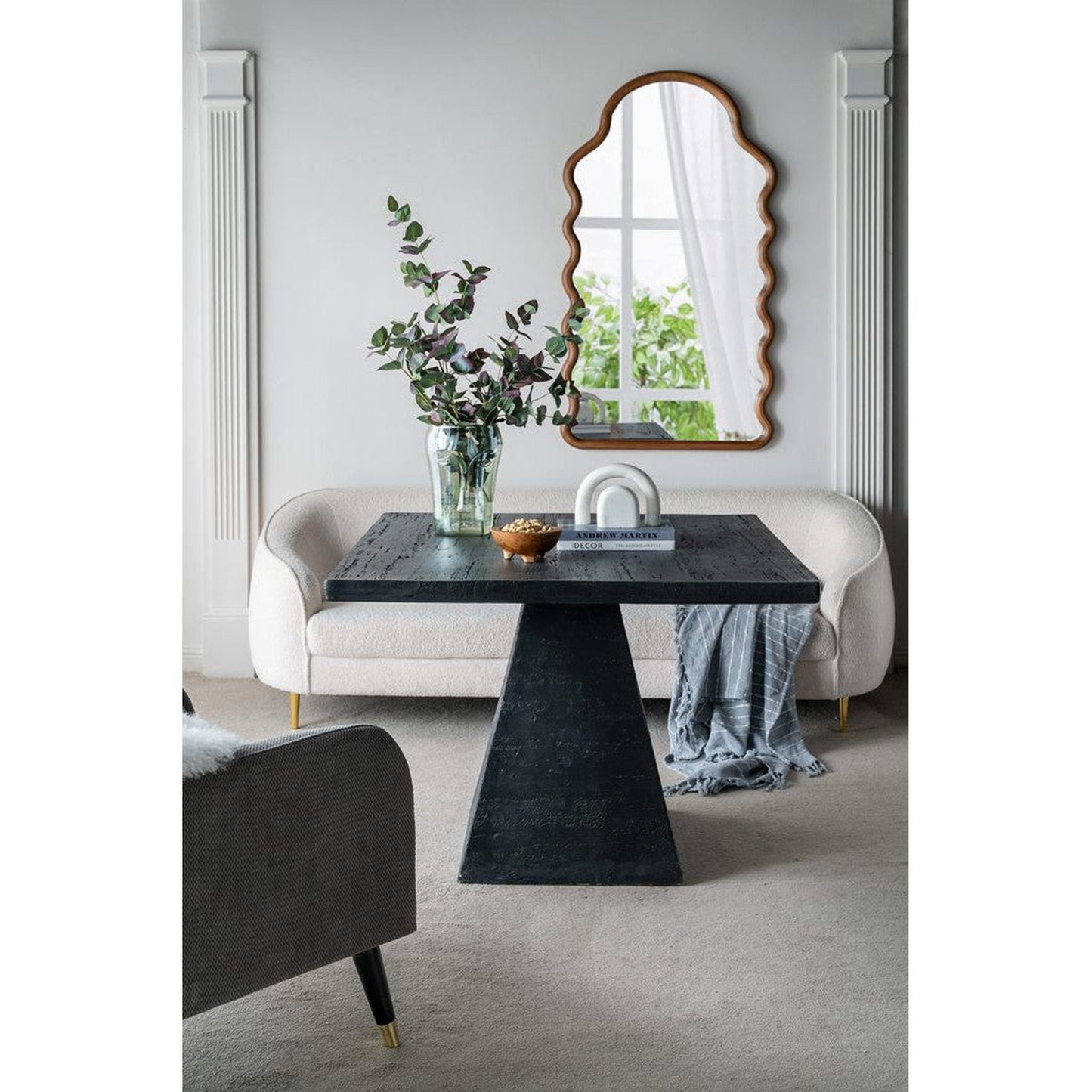 A&B Home 30" x 55" Bundle of 12 Arched Full-Length Solid Pine Wood Framed Wall-Mounted Mirror