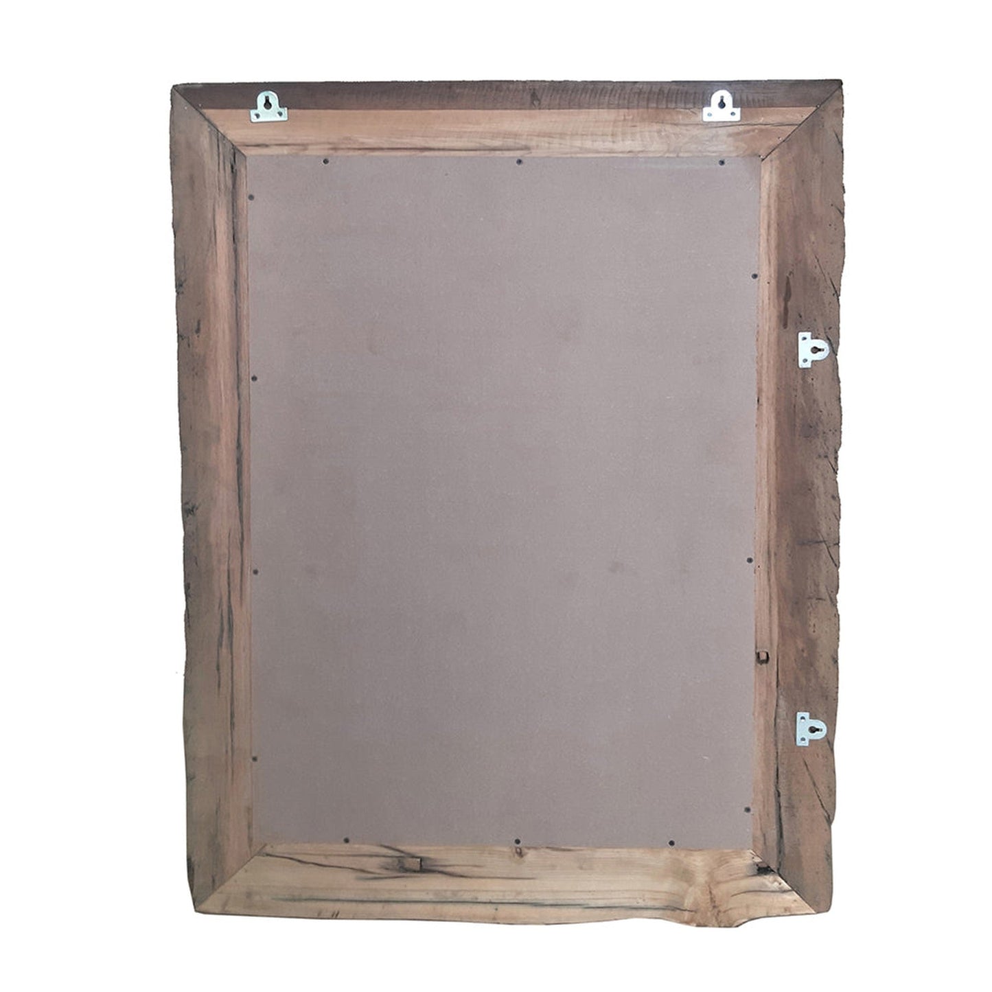A&B Home 35" x 48" Bundle of 6 Rectangular Brown Slipper Wooden Framed Wall-Mounted Mirror