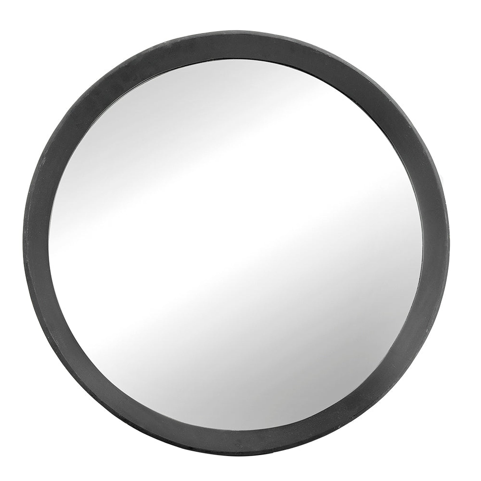 Circal Black Round Mirror