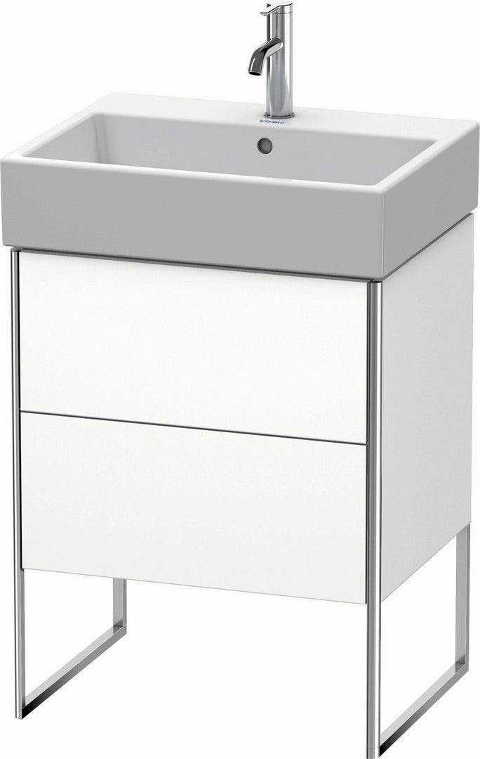 Duravit XSquare 23" White Matt Two Drawer Floorstanding Vanity Unit (XS447301818)
