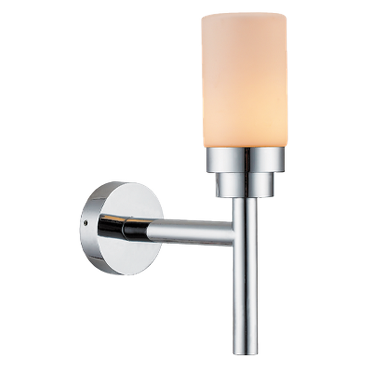 Afina Natural White G9-LED 1-Light Bulb Tapered Glass Sconce