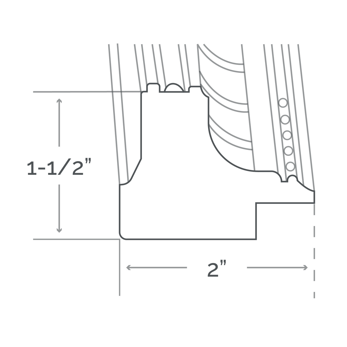 Afina Signature 30" x 36" Roman Antique Pewter Frame Mirror