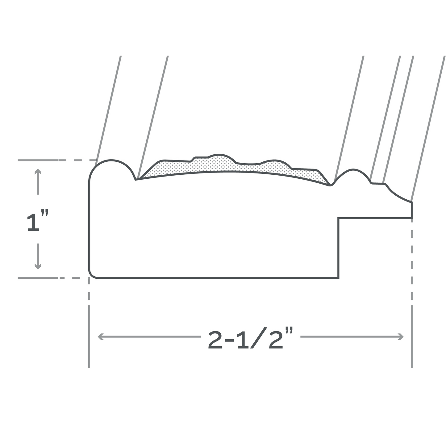 Afina Signature 30" x 36" Versailes Antique Pewter Frame Mirror