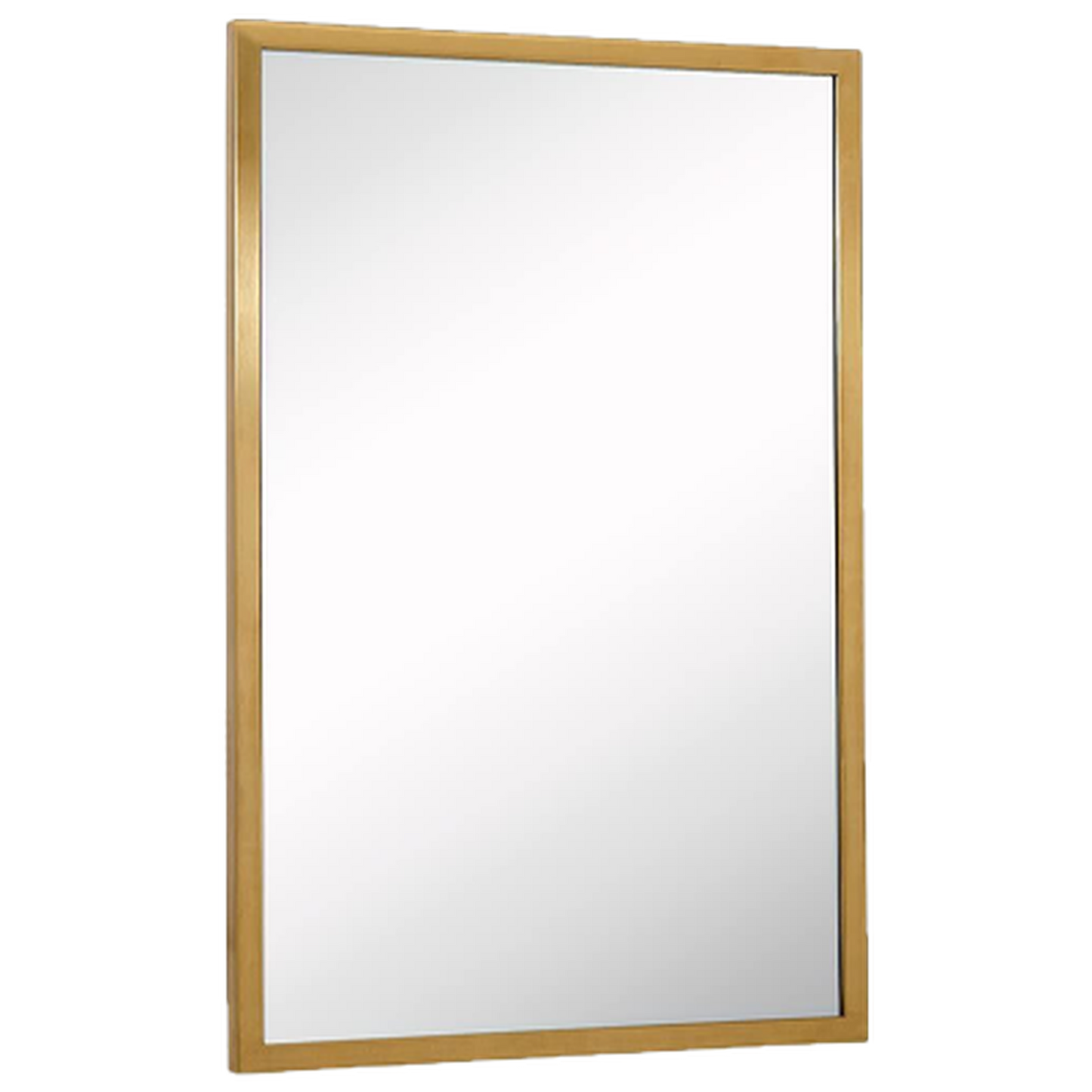 Afina Urban Steel 20" x 30" Satin Brass Wall Mirror