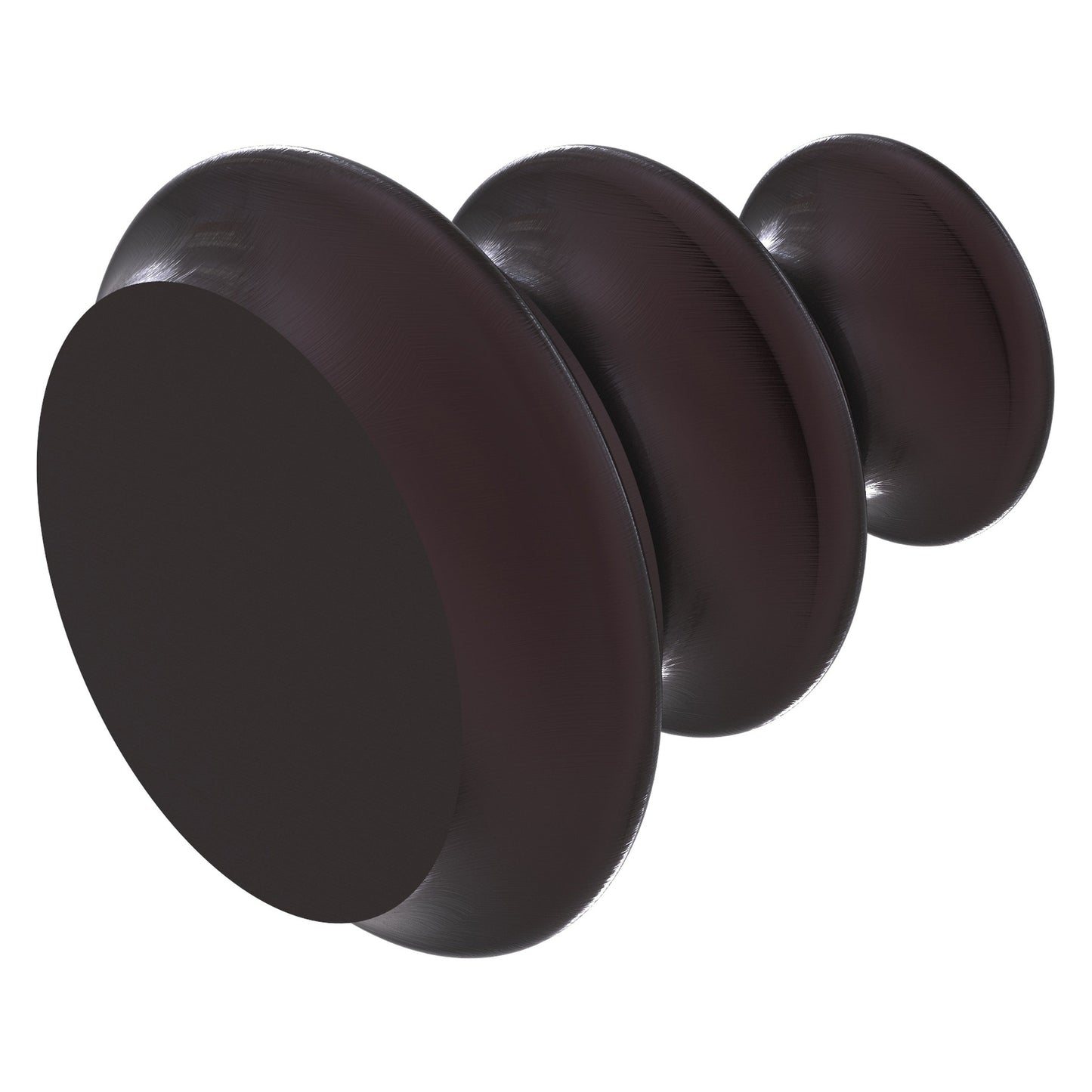 Allied Brass A-1 1" x 1" Antique Bronze Solid Brass Designer Cabinet Knob