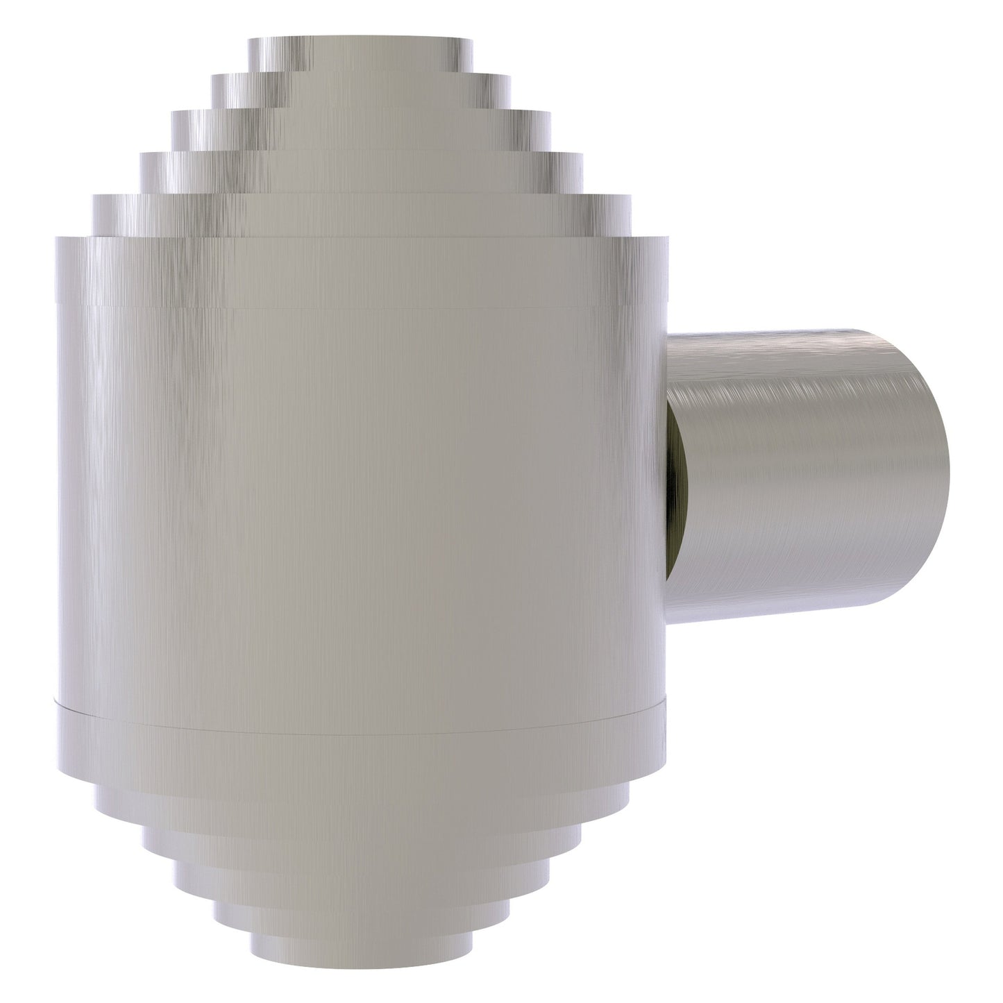 Allied Brass AT-10 1.25" x 1.25" Satin Nickel Solid Brass Cabinet Knob