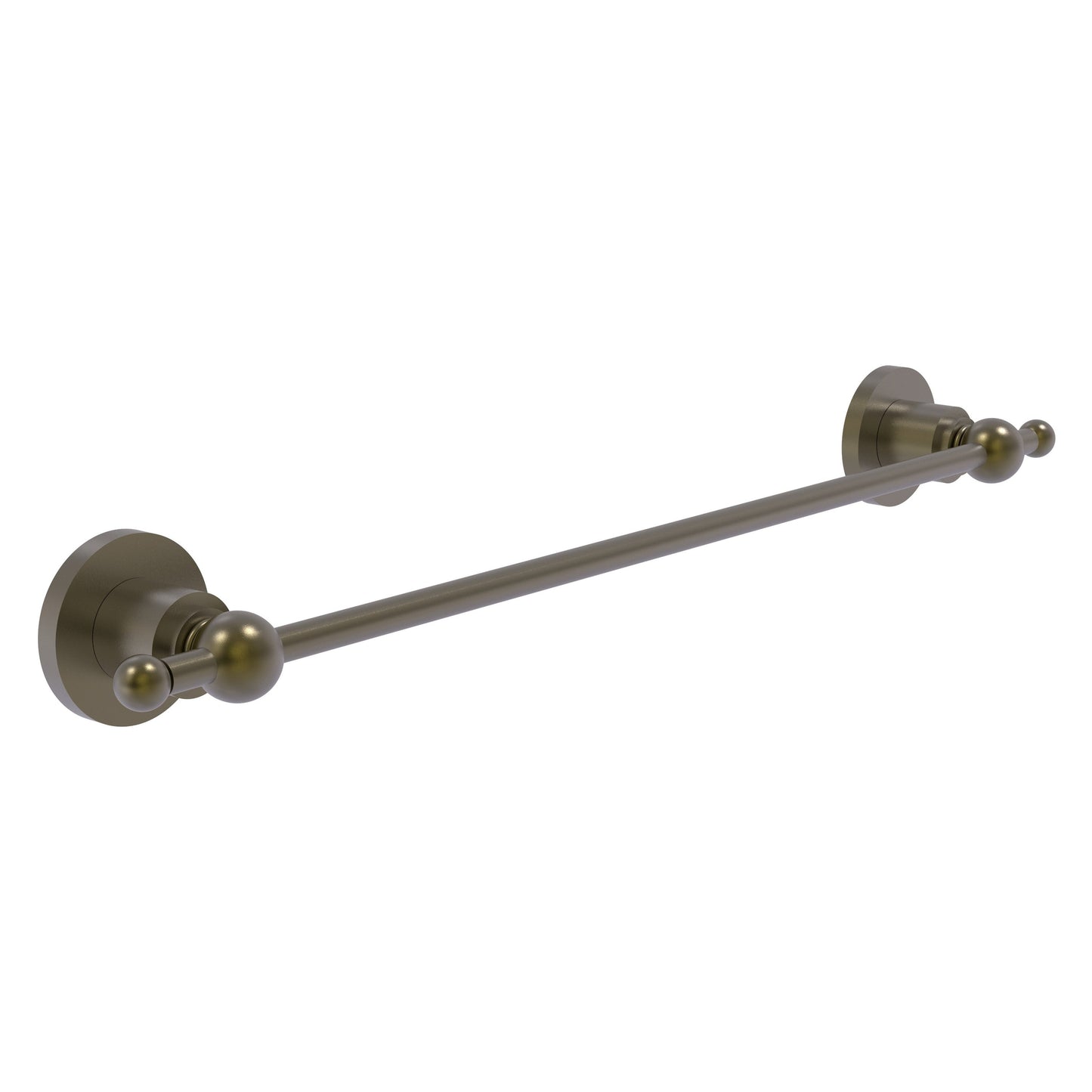 Allied Brass Astor Place 24" x 26.5" Antique Brass Solid Brass Towel Bar
