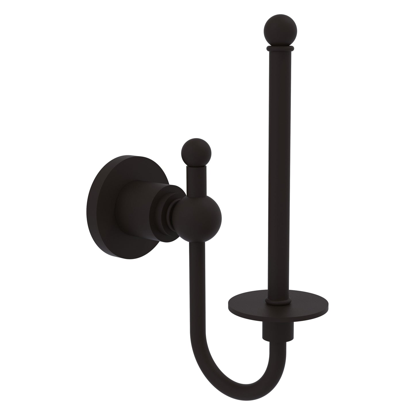Allied Brass Astor Place 3" x 2.75" Oil Rubbed Bronze Solid Brass Upright Toilet Tissue Holder