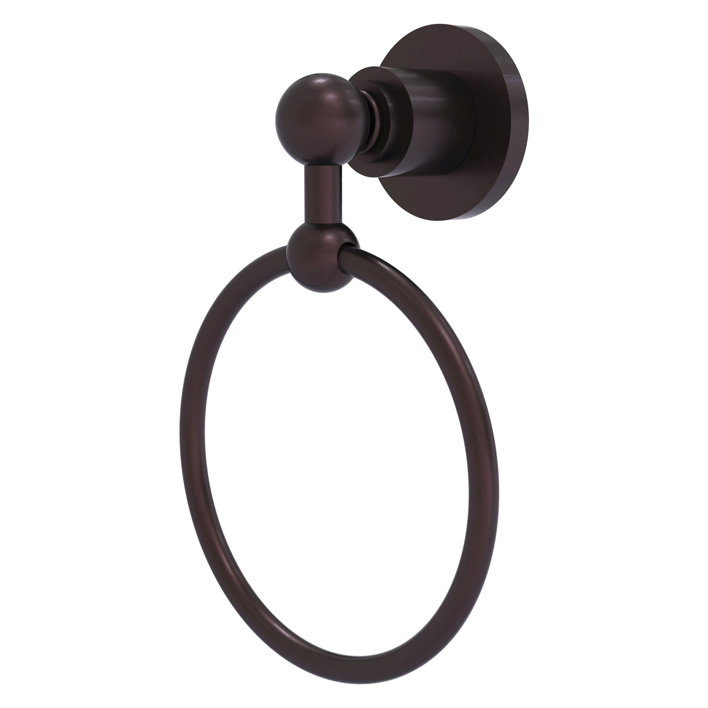 Allied Brass Astor Place 6" x 6" Antique Bronze Solid Brass Towel Ring