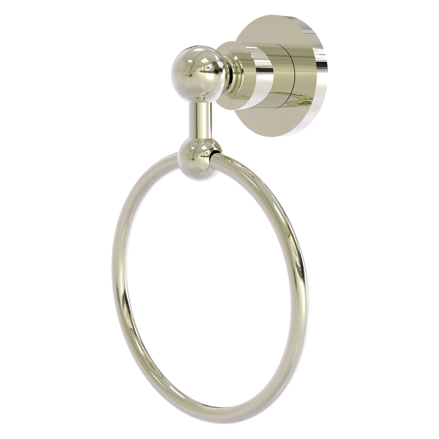 Allied Brass Astor Place 6" x 6" Polished Nickel Solid Brass Towel Ring