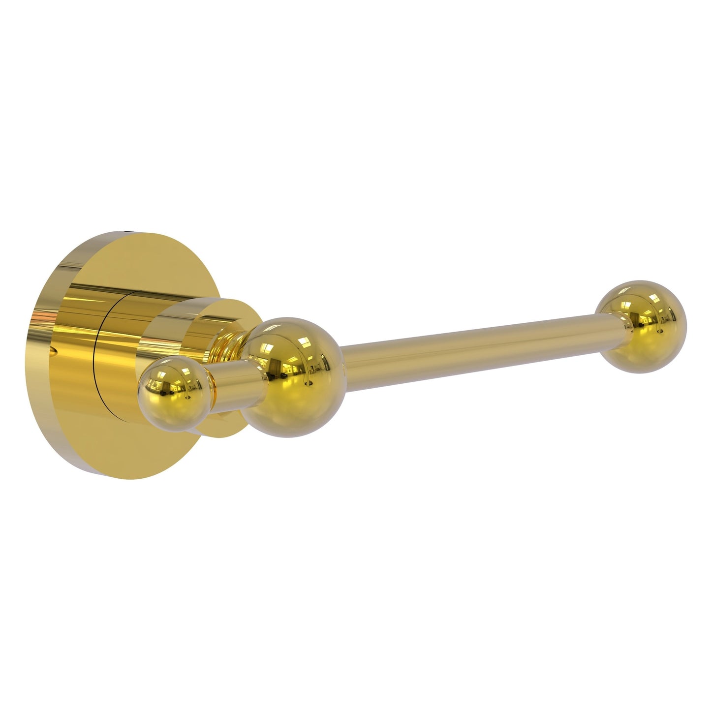 Allied Brass Astor Place 7" x 2.75" Polished Brass Solid Brass European-Style Toilet Tissue Holder