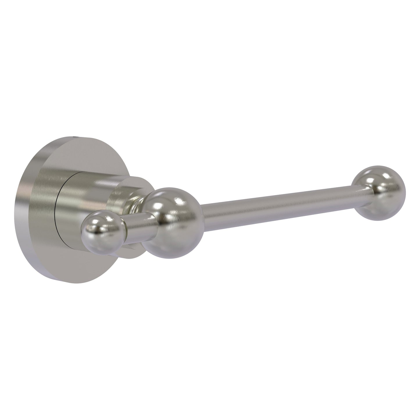 Allied Brass Astor Place 7" x 2.75" Satin Nickel Solid Brass European-Style Toilet Tissue Holder