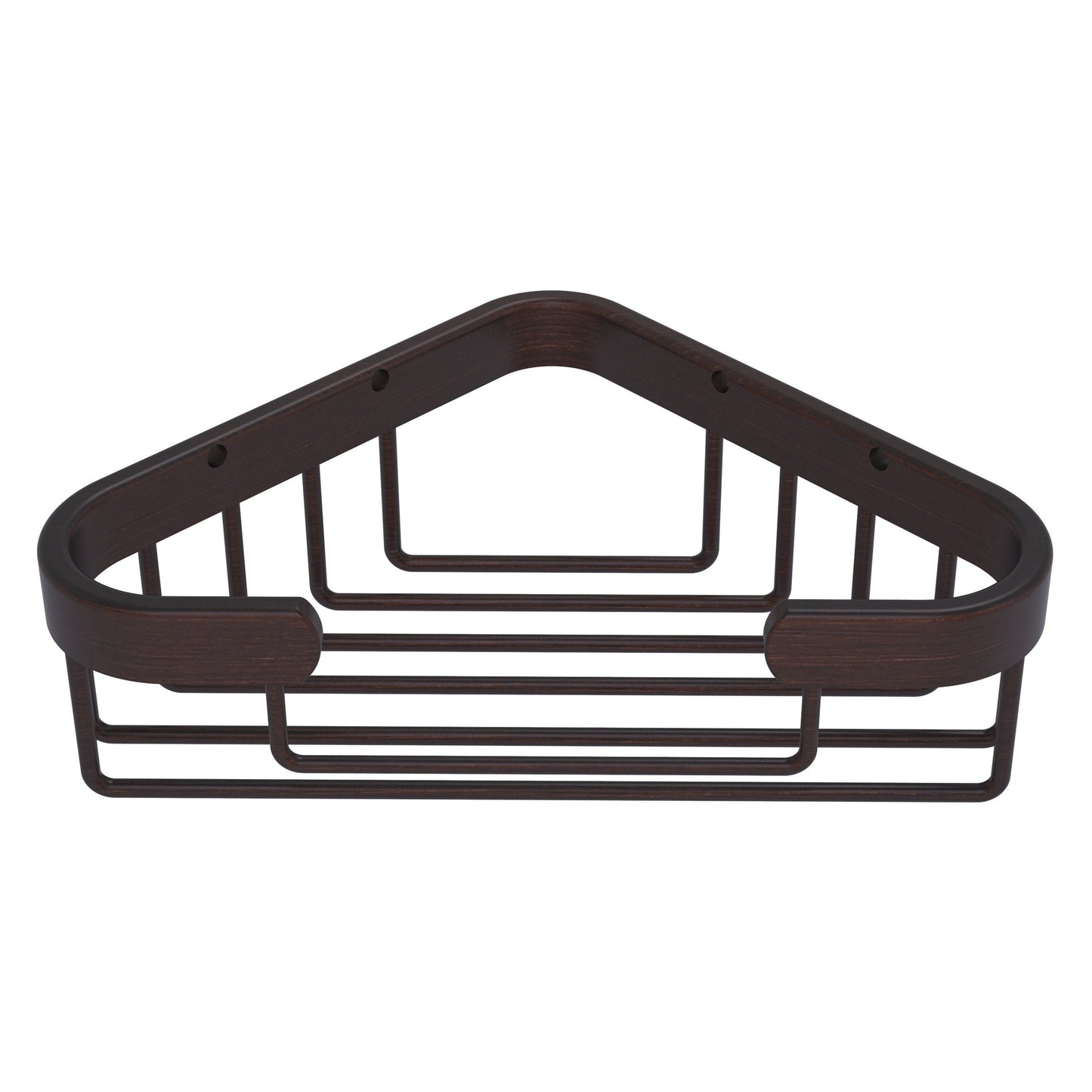 Allied Brass BSK-10ST 4.4" x 4.4" Venetian Bronze Solid Brass Corner Soap Basket